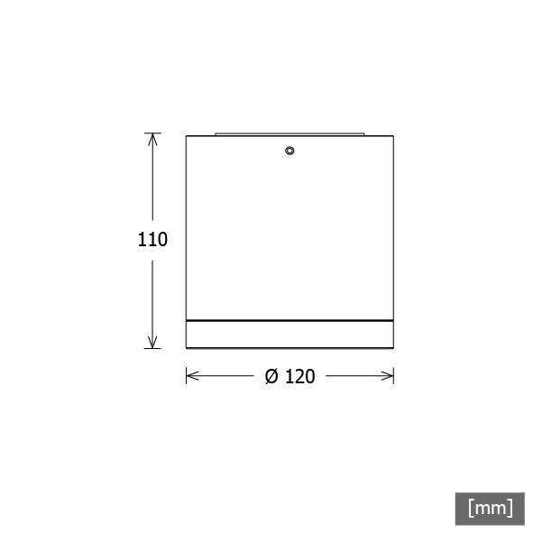 LTS Licht&Leuchten LED-Anbaudownlight BTNM 202.30.55 sw