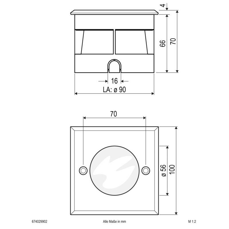 EVN Lichttechnik LED-Bodeneinbauleuchte 674029902