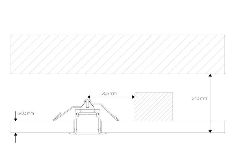 Radium Lampenwerk Einbau-Aluminium-Profil TRPA2561