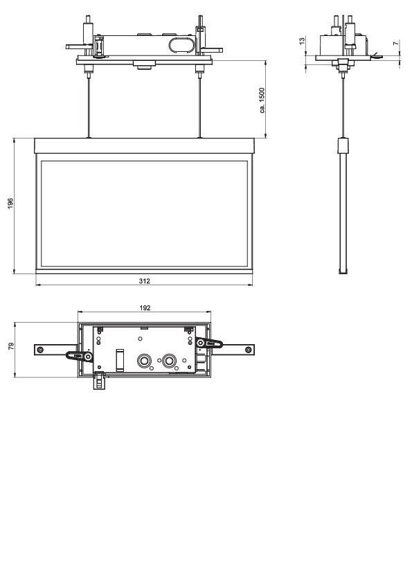 RP-Technik LED-Rettungszeichenleuchte AXCT009ML-E