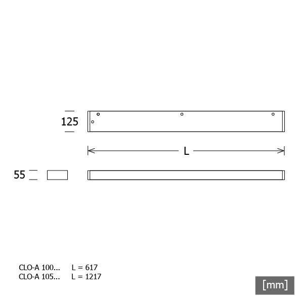 LTS Licht&Leuchten LED-Deckenleuchte CLOA105.1217.840DAws