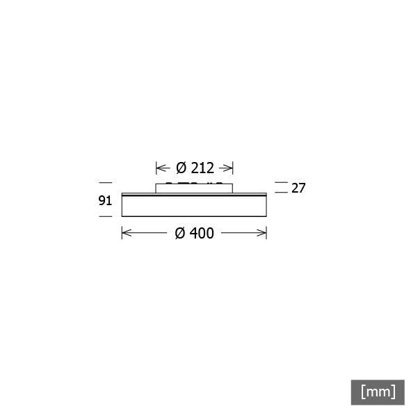 LTS Licht&Leuchten LED-Leuchte LUNXS301.840.1DALIsi