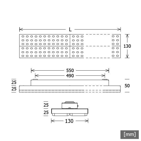 LTS Licht&Leuchten LED-Leuchte LUZA23105.840.ASDAws