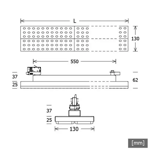 LTS Licht&Leuchten LED-Stromschienenleuchte LUZ-T23 110 #667332 LTS Licht&Leuchten LED-Stromschienenleuchte LUZ-T23 110 #667332