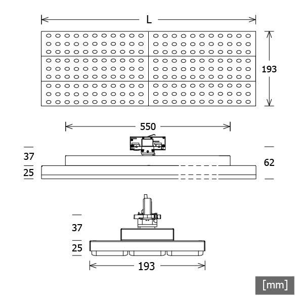 LTS Licht&Leuchten LED-Stromschienenleuchte LUZ-TZ32105.840.ASsi