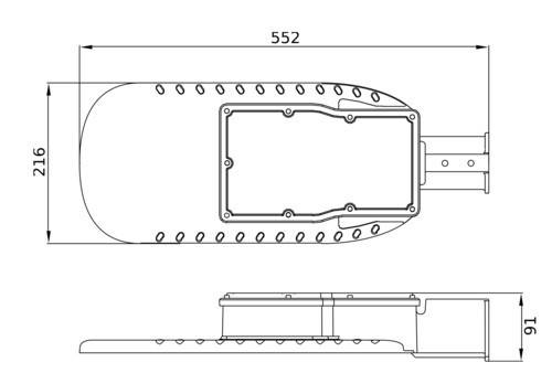 Ledvance LED-Mastleuchte ECOAREASPD 120W 865