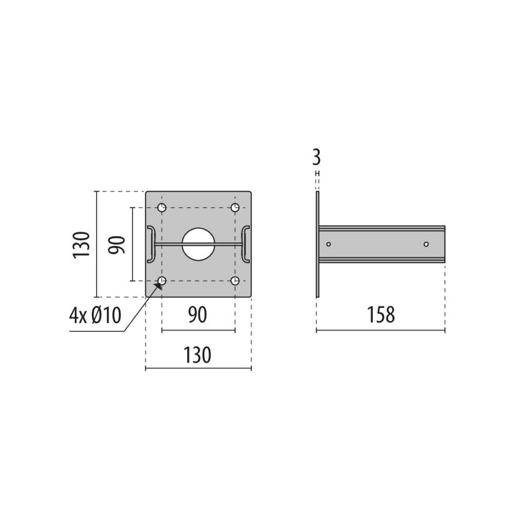 Spittler Bodenplatte 3112991