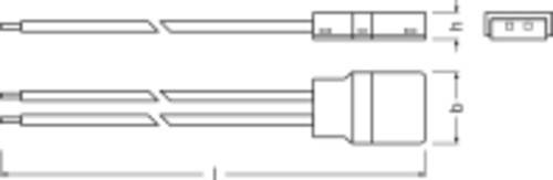 2 Stück Ledvance Verbindungsleitung LSAY-CP/P2/500/P VE2