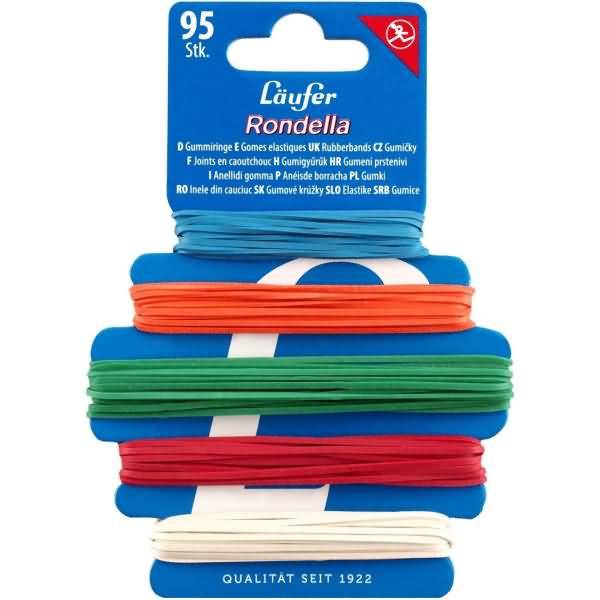 Gummiringe Rondellea 5 Größen sortiert VE=95 Stück