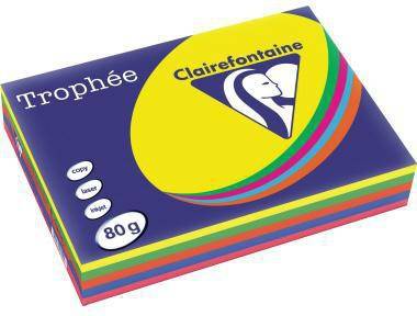 Clairefontaine Kopierpapier 1704SC A4 80g intensiv sort. 500Bl.