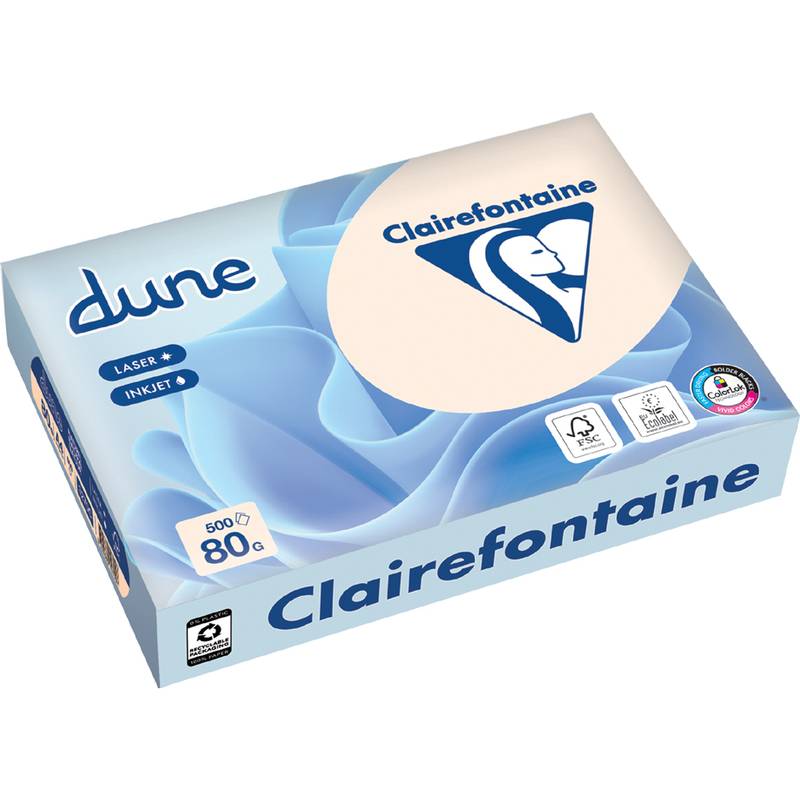 Clairefontaine Multifunktionspapier dune, DIN A4, 80 g/qm