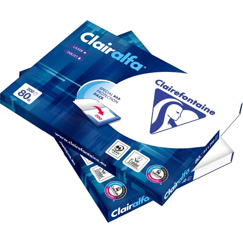 Clairefontaine Multifunktionspapier, DIN A4, extra weiß