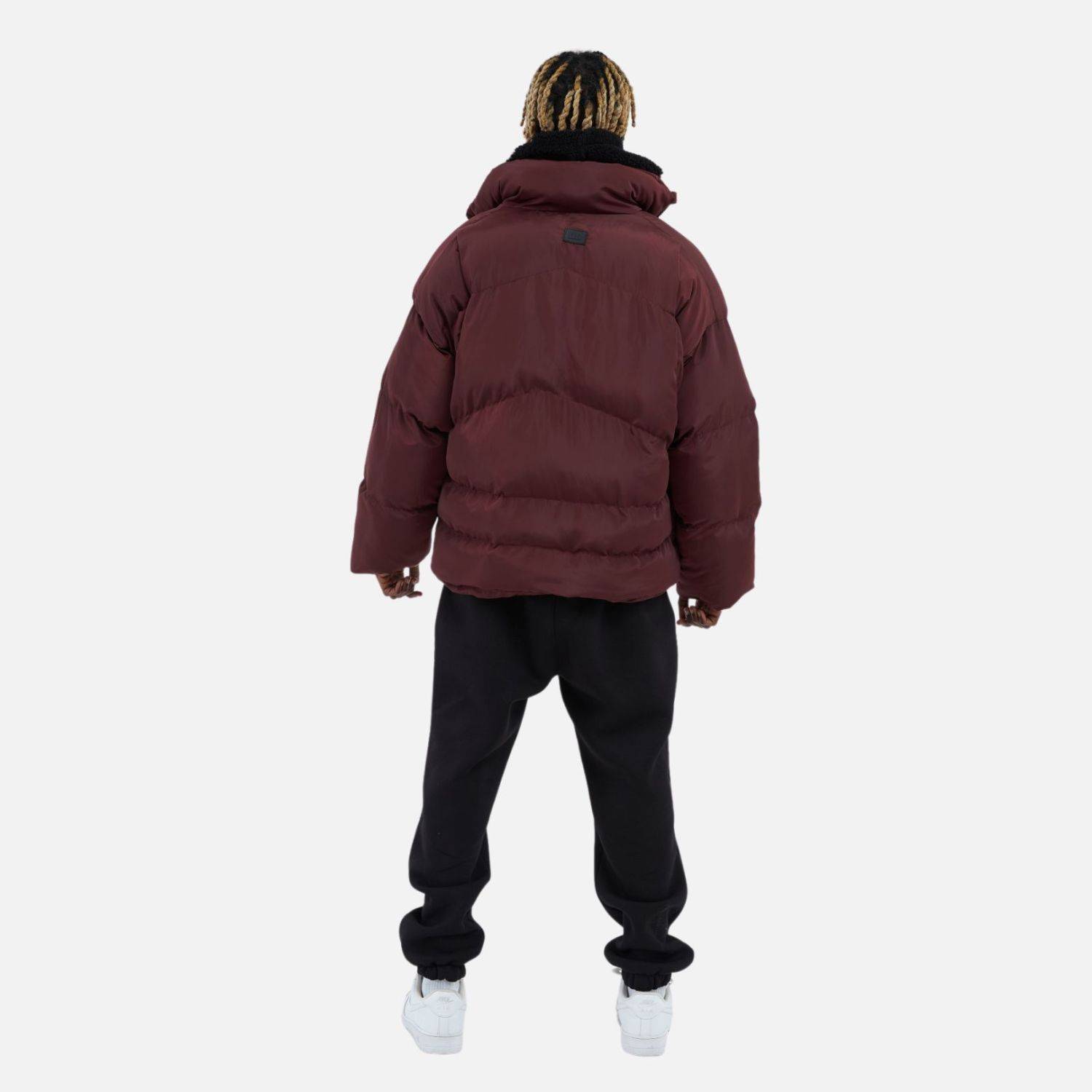 Puffer Jacket Oversize Unisex Jacke Pufferjacke S Bordaeux