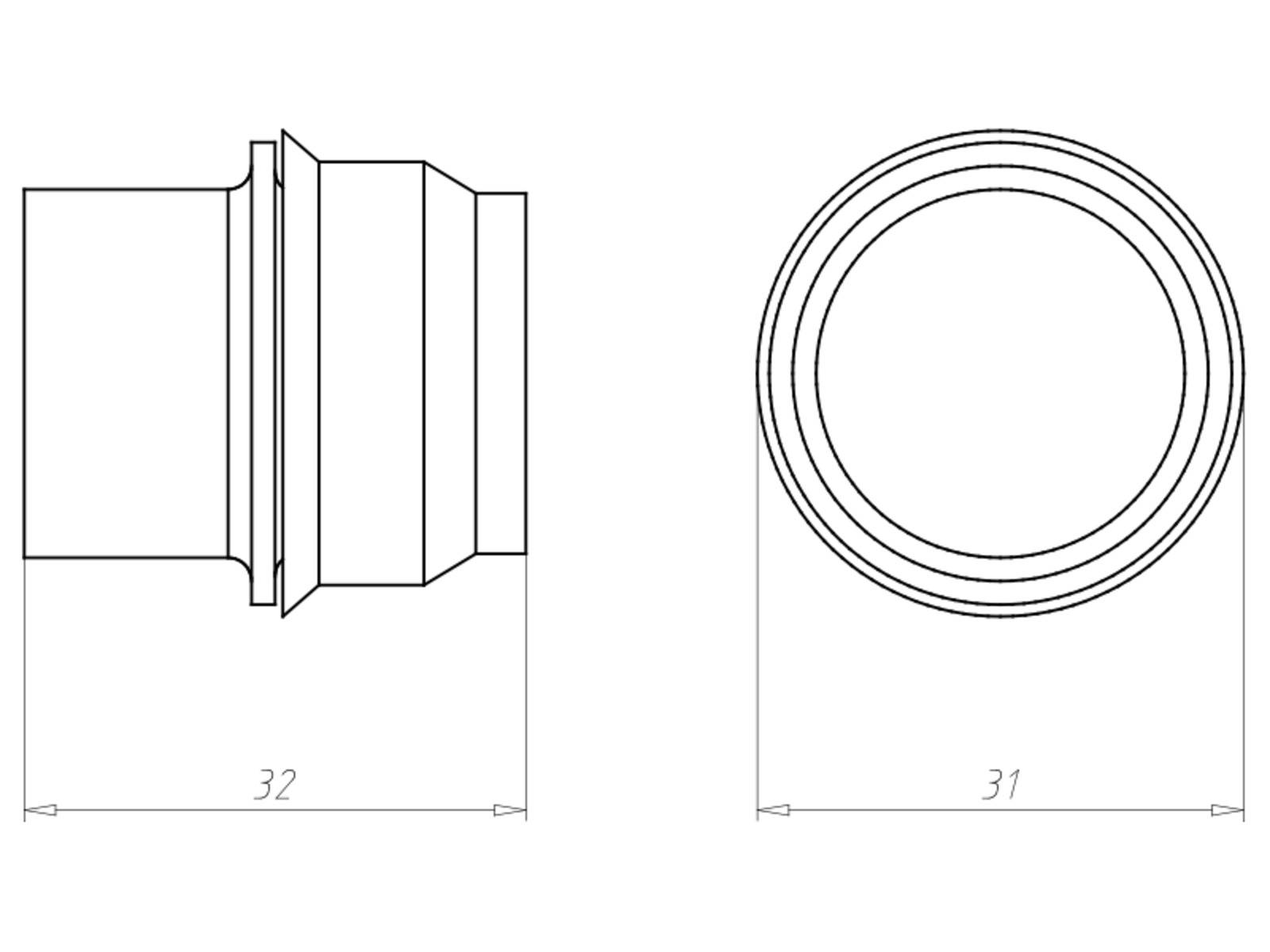 Kaiser End/Übergangstülle 1204-24