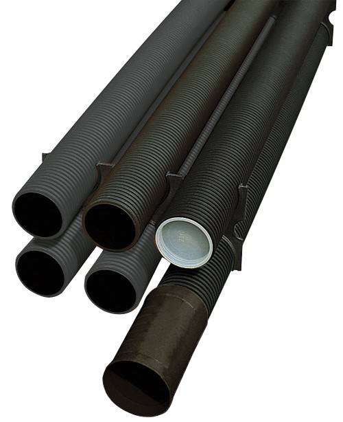 6 Mtr. Fränkische Kabelschutzrohr KabuflexS1106m-St sw