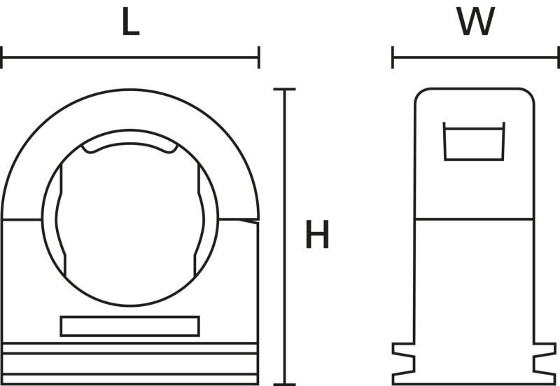 HellermannTyton Befestigungsschelle PACC21