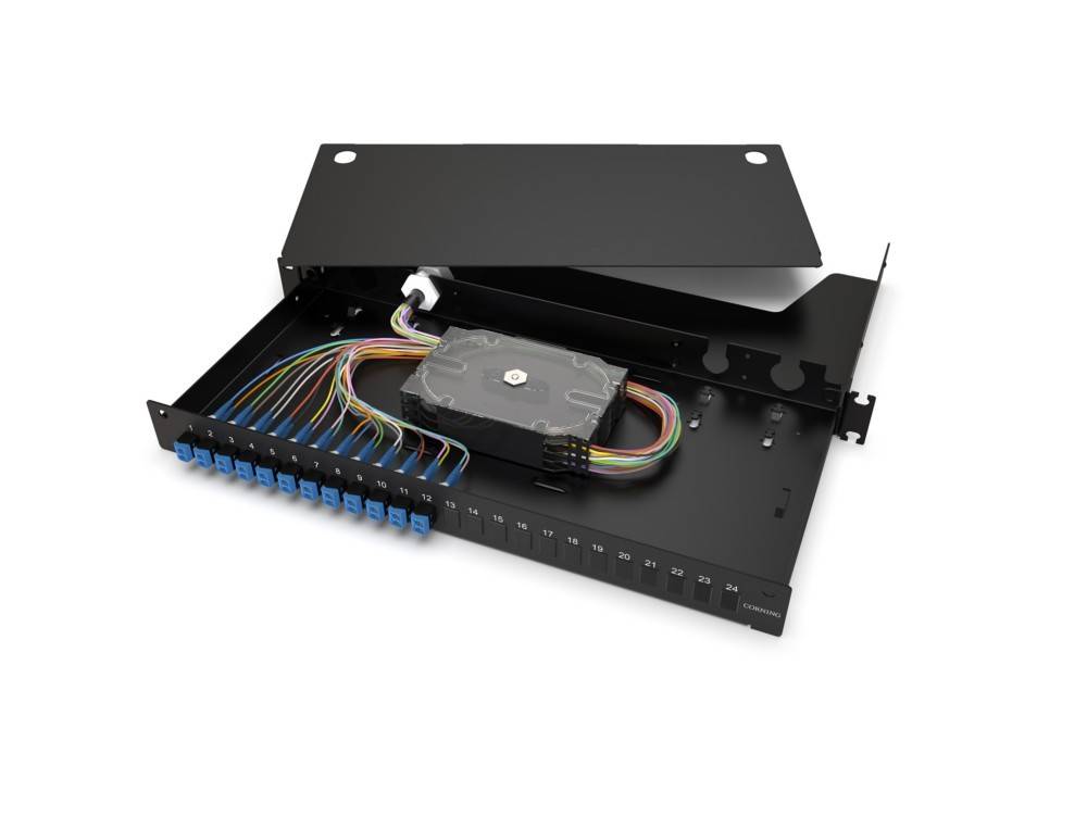 Corning LWL-Verteilerfeldgehäuse LAN1-24AE-PGTL-B