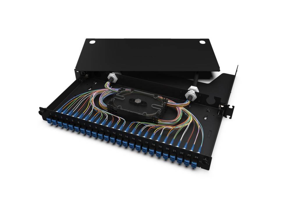 Corning LWL-Verteilerfeldgehäuse LAN1-48AE-PGTL-B