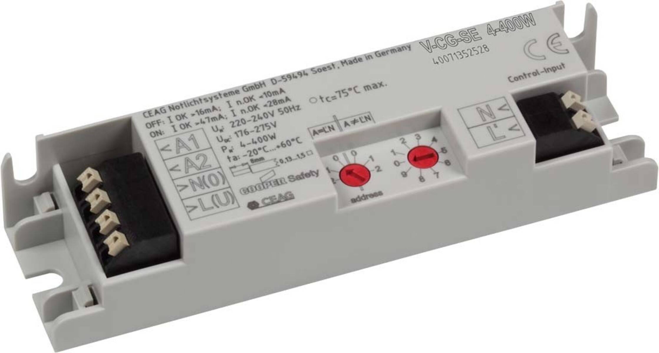 Ceag Notlichtsysteme Überwachungsbaustein V-CG-SE 4-400W