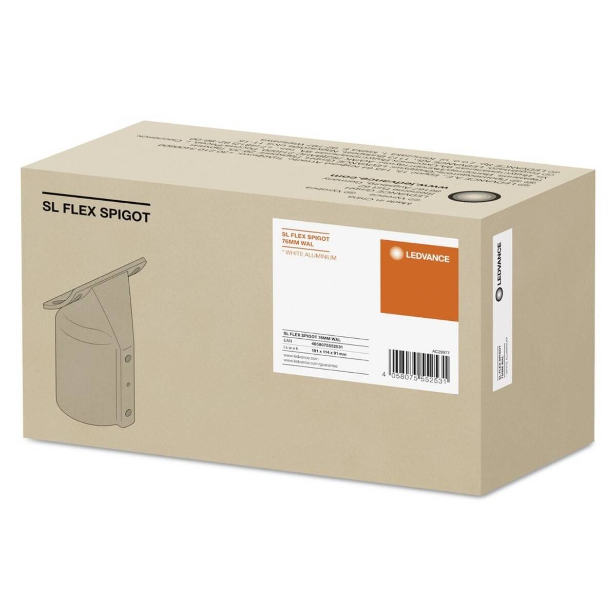 Ledvance Mastadapter 76mm SLFLEXSPIGOT76MMALW