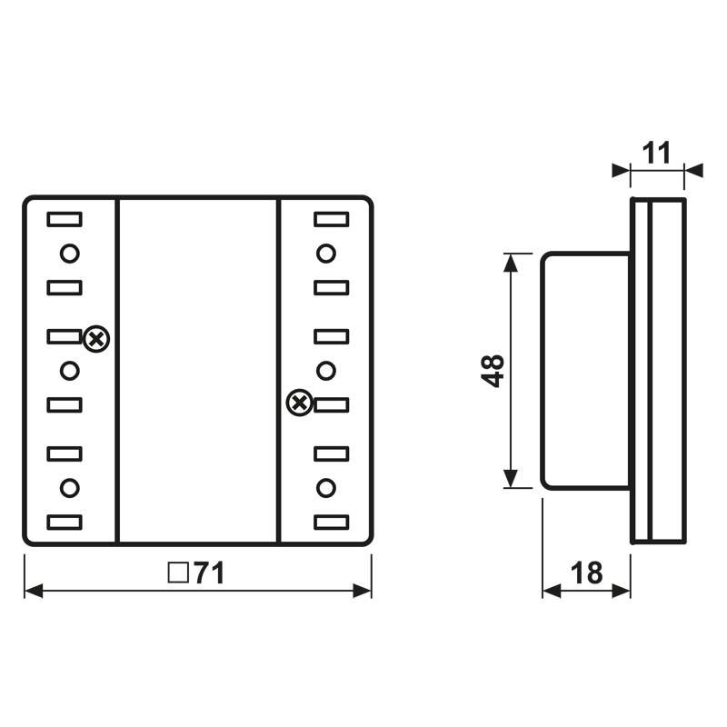 Jung Funk-Wandsender-Modul FM LS 5001 M