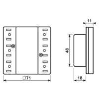 Jung Funk-Wandsender-Modul FM LS 5003 M Jung Funk-Wandsender-Modul FM LS 5003 M