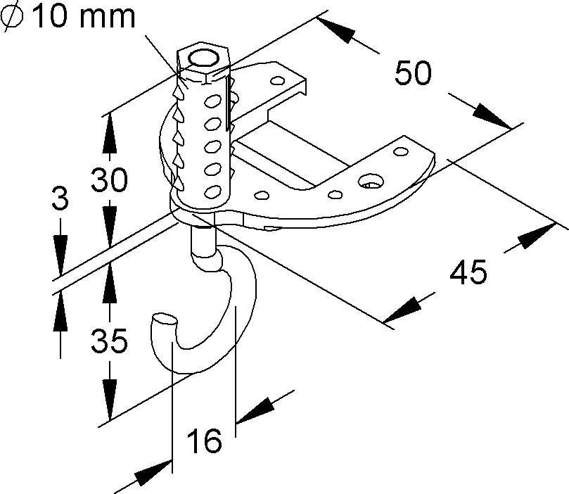 Niedax Impu-Endschelle 225 HP