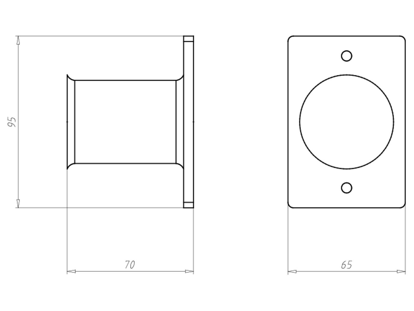 Kaiser End/Übergangstülle 1203-28
