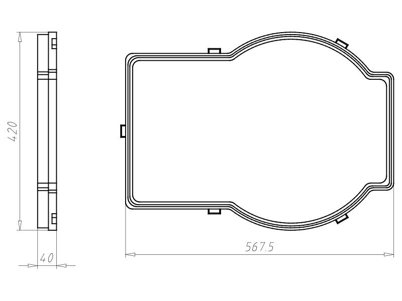 Kaiser Zwischenrahmen KompaX 1 1293-13