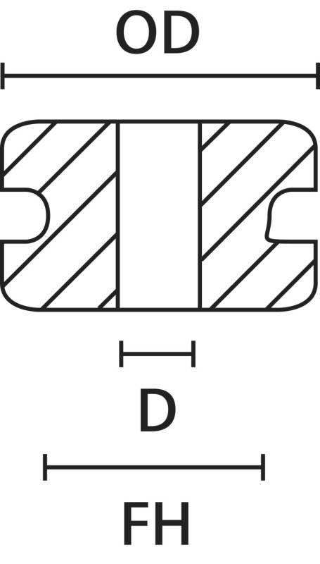250 Stk. HellermannTyton Durchführungstülle HV1608-PVC-GY-G1