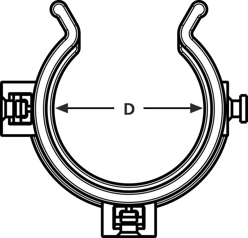 HellermannTyton Helawrap-Zubehör HWCLIP20-HIRHS-BK-50