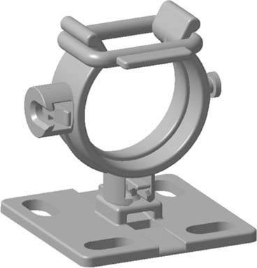 HellermannTyton Helawrap-Zubehör HWCLIP20-HIRHS-BK-50