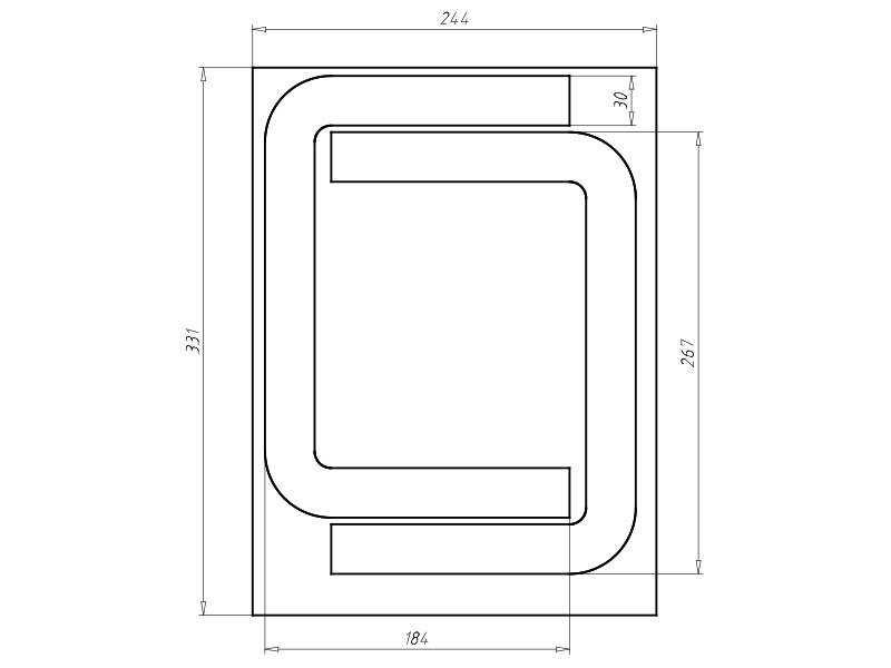 Kaiser EnoX Dichtschaumrahmen 9350-99