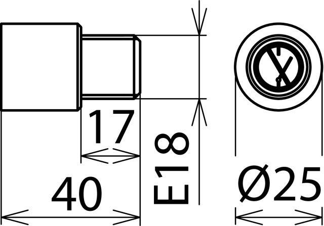 10 Stk. DEHN Sperrelement SE E18
