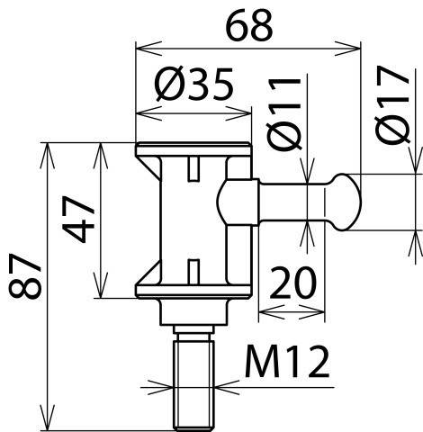 DEHN Schaltstangenkopf SSK M12
