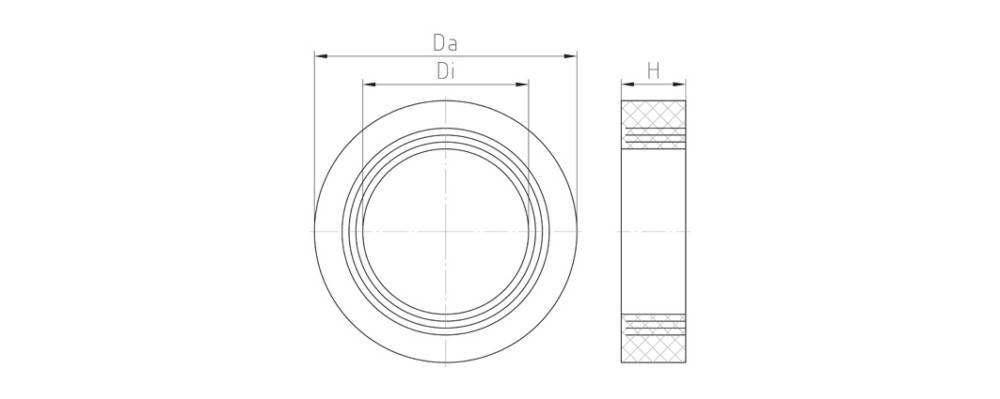 25 Stk. Jacob Dichtring 329 UG