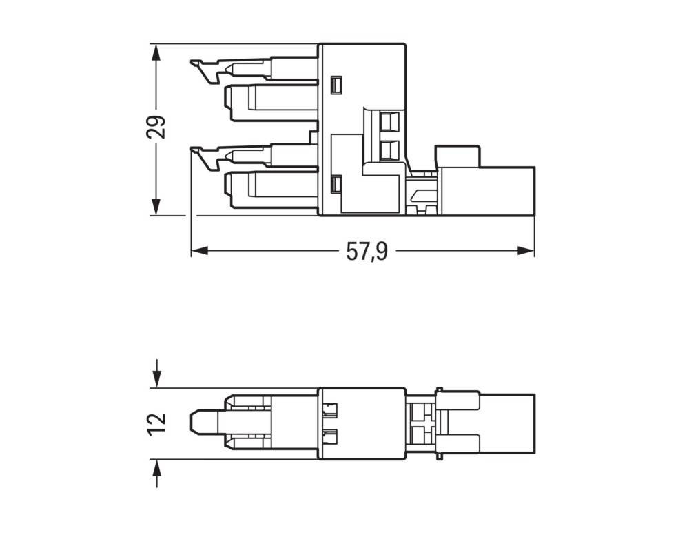 WAGO GmbH & Co. KG h-Verteiler 2-polig 890-1684