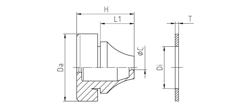 25 Stk. Jacob Dichtungsdurchführung G502-2029-00