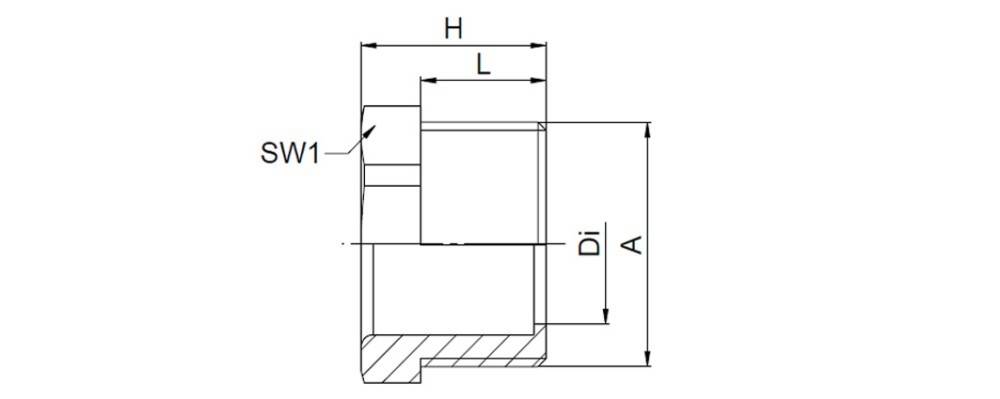 100 Stk. Jacob PA-Verschraubung 0829 PA