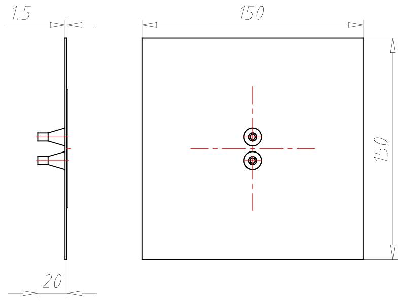 Kaiser Doppel-Leitungsmanschette 9089-45