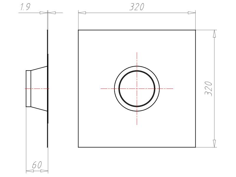 Kaiser Rohrmanschette 9089-54