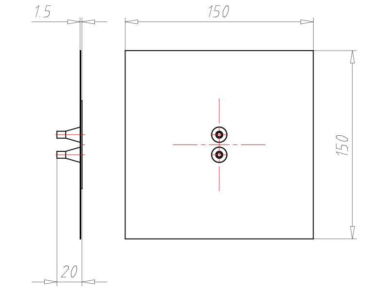10 Stk. Kaiser Doppel-Leitungsmanschette 9079-45