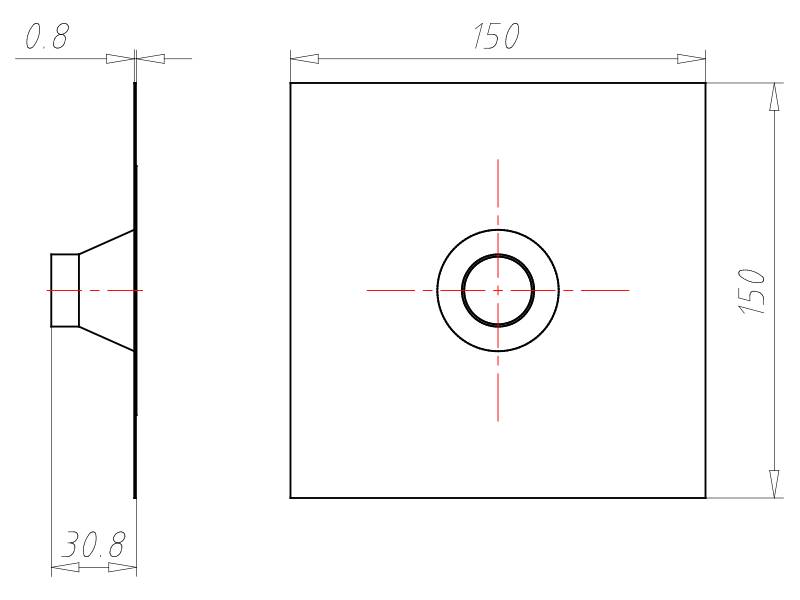 Kaiser Rohrmanschette 9079-49