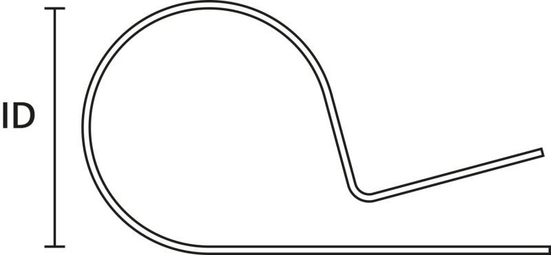 HellermannTyton Befestigungs-Clip AFCSS16-SS-ML-10ST