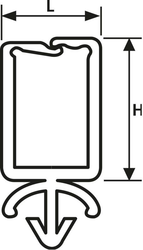 HellermannTyton Kabelhalter WPC10