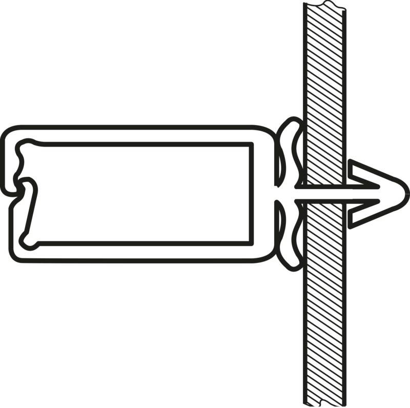 HellermannTyton Kabelhalter WPC10