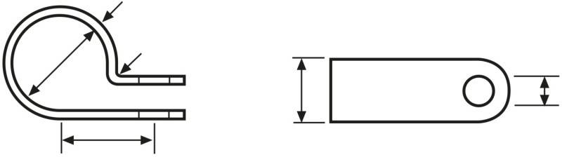 HellermannTyton Befestigungsschelle H2P-HS-BK-C1