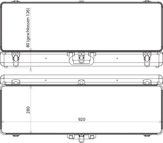 DEHN Kunststoffkoffer KKL 92 28 12