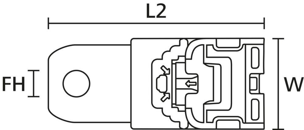 HellermannTyton Befestigungelement RCC180SM6 PA66