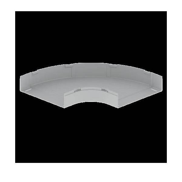 Unex Flachbogen 90° grau 66430-48